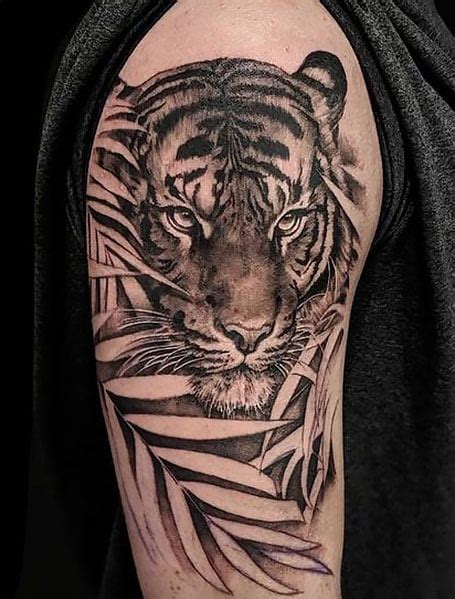 老虎頭刺青|Tiger Tattoo/老虎紋身的意義及設計引導！